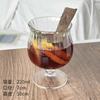 Design Sense Ins Copa Ondulada Nicho Copa de Vino Tinto Francés Caliente Copa de Vino Dulce de Frutas Copa de Vino