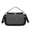 Bolso de Moda Tendencia Estilo Coreano con un Diseño Único de Patchwork, Bolso Cruzado de Nicho para Mujer, Bolso Grande de Capacidad para el Trabajo