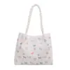 Bolso tipo cubo estampado dulce modelo nuevo 2026, gran capacidad, bolso de hombro moderno y versátil, bolso de alta gama para el día a día, bolso tote para mujer