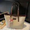 Bolso Tote Grande Casual y de Moda para Mujer 2025 Nuevo Retro Gran Capacidad Bolso de Hombro Ropa de Trabajo Casual Bolso de Axila Moderno