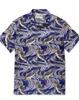 2024 Amazon Wish Aliexpress Camisa de Manga Corta de Verano Sin Bolsillo con Solapa Pantalones Patrón Vértigo Impresión Digital Colorida 3D