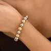 Joyería Transfronteriza Europea y Americana Punk Exagerado Color Contrastante Collar de Cuentas Elegante Nicho Geométrico Bola Collar Personalizado