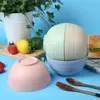 Tazón de Paja de Trigo 15cm Tazón para Sopa Simple Grande para el Hogar Tazón Comestible Dormitorio de Estudiantes Tazón para Fideos Instantáneos Tazón Resistente a Caídas para Niños