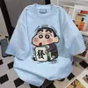 Ropa de Trabajo de Verano 2025 Estilo Japonés Dulce y Fresco Camiseta Linda con Estampado de Manga Corta para Mujer Casual Versátil Holgada Cuello Redondo Top
