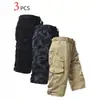 Pantalones Cortos Cargo Rectos de Verano para Hombre Cross-Border 2026, Elegantes Casuales Tácticos con Múltiples Bolsillos para Viajero, Venta al por Mayor