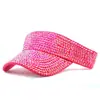Gorra de Béisbol de Diamantes para Mujer Transfronteriza Moda Retro Protector Solar de Viaje Gorra Totalmente de Diamantes Sombrero Protector Solar para Viajes al Aire Libre