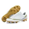 Zapatos de Fútbol de Talla Grande de Caña Baja Transfronterizos para Adolescentes y Estudiantes, Zapatos Ligeros de Competición y Entrenamiento, Zapatos Deportivos con Tacos Largos para Niños Mayores
