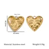 Accesorios de Joyería de Nicho Europeos y Americanos, Colgante de Corazón Personalizado Hip-Hop, Colgante de Cadena para Clavícula, Collar Hecho a Mano DIY, Versátil