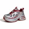 Tênis Dad Feminino com Cabedal em Mesh, Sola Grossa que Aumenta a Altura, Calçados Esportivos Casuais, Novo Modelo Outono 2026, Sapatos Versáteis Quentes de Venda de Celebridade da Internet
