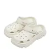 Zapatos Croc de Suela Gruesa para Mujer 2025 Nuevo Verano Ropa de Exterior Suela Suave Antideslizantes Anti-Olor Zapatos para Mujeres Embarazadas Sandalias para Mujer