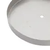 Placa de Teto Espessa Giratória 0,8T Placa Lateral Reta Base Acessórios para Luminária de Teto Placa de Iluminação