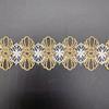 Lace oco - out duas - cor acessórios do laço avançado fio de ouro código de barras bordado à mão lolita jóias laec flor dourada