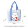 Nova Moda Desenho Animado Bolsa de Lona Grossa Bolsa de Ombro Bolsa de Estudante Bolsa de Armazenamento para Viagem de Primavera Bolsa de Lona Ins