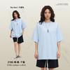 Jin Mian Camiseta de Algodón Puro Bajia 2025 para Hombre Pesada Suelta Adolescente Manga Corta Camiseta de Hombre Moda de Verano Marca Camiseta de Manga Corta
