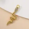 Acessórios para Joias DIY Pulseira de Borboleta Exquisita Material Pingente Conserva a Cor Banho de Ouro 18K Microcravejado Zircônia Pingente Cauda de Peixe