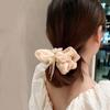 Anillo para el cabello con borla de perla para mujer, estilo princesa de escape, para el intestino grueso, cuerda para la cabeza, nuevo súper hada, alta gama, sentido de Internet, corbata de celebridad, tendón de goma, estilo Mori