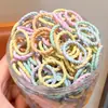 Meninas Vão à Escola com Elásticos de Cabelo, Elásticos Infantis 2025 Elásticos de Cabelo para Bebês, Alta Elasticidade para Meninas, Sem Danos ao Cabelo, Tiaras Coloridas