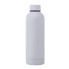 Taza Térmica de Acero Inoxidable 304 con Aislamiento al Vacío, Botella de Boca Pequeña, Botella tipo Cola Portátil para Exteriores con Recubrimiento de Goma, Botella de Agua para Deportes