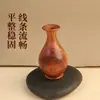 Vaso de Paz Grande de Palo de Rosa Mini Jarrón de Flores Adorno para Arreglo Floral Arte en Madera Talla en Madera Decoración del Hogar Madera Maciza Sin Pintura