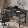 Escritorio Plegable para Computadora Escritorio de Escritorio Escritorio para Oficina en Casa Mesa Pequeña para Dormitorio Escritorio Simple para Estudiar Escribir Rectangular