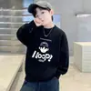 Nova Blusa de Moletom Infantil para Meninos para Primavera e Outono, Camiseta Base Esportiva Estilosa para Meninos, Top Camiseta de Manga Longa de Lã para Inverno