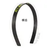 1.0 Banda para el Cabello Negra con Dientes Dobles de Plástico Negro Alargada 39CM Hebilla Negra para el Cabello Dientes DIY Antideslizante Banda para el Cabello Estilo Nacional