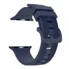 Adecuado para Apple Watch Ultra 9876543210 Generación Estilo Roscado Hebilla de Color Sólido Correa de Silicona para Reloj