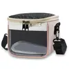 Bolsa de transporte leve para hamster transfronteiriça, bolsa pequena para animais de estimação, bolsa de ombro portátil para uso externo, bolsa de transporte de mão para animais de estimação