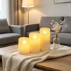 Vela Eletrônica de LED, Sem Fumaça e Sem Chama, Vela Falsa Simulada, Decoração Romântica de Aniversário e Casamento, Luz Guia para Jogo de Roteiro