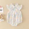 Ropa de Punto de Partida Nueva Ropa de Bebé Ropa de Verano Ropa de Bebé Recién Nacido Mameluco para Bebé Niña Ropa para Gatear Luna Llena Verano