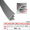 Tira de Aço em Forma de U com Espuma Superior e Tira de Vedação Lateral de Espuma, Gabinete de Controle Elétrico à Prova de Poeira, Caixa Elétrica, Gabinete, Tira de Borracha para Porta de Carro, Resistente a Altas Temperaturas