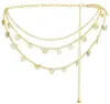 Novo produto transfronteiriço: corrente de cintura metálica versátil e fashion feminina com acessório de cintura de borboleta para decoração de vestido, tendência de venda direta da fábrica