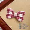 Presilha de Cabelo com Laço de Bolinhas, Presilha Lateral, Estilo Doce para Meninas, Presilha para Franja, Grampo de Cabelo, Presilha Bico de Pato, Piranha, Acessório de Cabelo