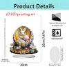 Nuevos Adornos Decorativos Transfronterizos: Hada de las Flores Planta de Loto Elfo Figura Plana Acrílica para Decoración del Hogar, Dormitorio y Oficina