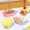 Cesta de Fermentación de Pan de Venta Caliente Transfronteriza Cesta Plegable de Silicona de Grado Alimenticio para Fermentación de Masa Molde para Hornear Pan de Tostada