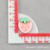 Acessórios de Cabelo de Frutas Desenho Animado Morango Materiais Acessórios de Resina Abacaxi Simulado Cola de Creme DIY Adesivos para Capa de Celular Cereja