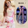 Uniforme de lencería sexy, traje de sirvienta tentación, diadema de encaje transparente, delantal de sirvienta en casa