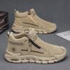 Moda Versátil 2025 Zapatos para Hombre Otoño e Invierno Nuevos Zapatos Deportivos Casuales de Caña Alta Tendencia Zapatos de Protección Laboral para Hombre Tendencia