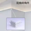 Canal de luz lineal de emisión hacia arriba sin lavado de techo luz de pared montaje en superficie retroiluminación reflectante sin ranurado luz de línea de cintura aleación de aluminio