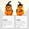 Las Decoraciones de Calabaza de Halloween Dowmoo Están Hechas de Resina Sólida de Alta Calidad con Textura Realista de Grano de Madera de Calabaza