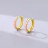 Pendientes Exquisitos de Ópalo Ins Estilo Coreano Plata de Ley 925 de Gama Alta Brazaletes de Oreja de Ópalo Fantasía Para Dormir Sin Quitarse Aro de Oreja Personalizado