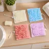 Flor de ducha y toalla exfoliante 2 en 1 transfronteriza nueva, con compartimento para jabón, bolsa de red de espuma engrosada y bola de baño elástica
