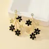 2020 nuevos pendientes de diamante de temperamento de moda europeos y americanos transfronterizos tendencia pendientes geométricos florales simples Joker venta al por mayor