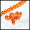 Cuentas de cristal con punta para accesorios de joyería DIY, cuentas de 3/4 mm, cuentas de vidrio, cuentas sueltas, accesorios hechos a mano creativos, cuentas de diamante