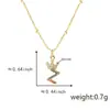 Conjunto de Pingentes de 26 Letras em Inglês Colar de Letras com Zircônia Nicho Feminino Versátil Cobre Microcravejado Moda Colar de Letras