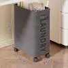 Cesta de Almacenamiento de Bolsas de Papel para Uso Doméstico, Organizador Móvil de Bolsas para Llevar, Solución de Almacenamiento para Bolsas de Té de Leche y Bolsas de Compras