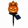 Novo produto transfronteiriço: Lanterna solar de abóbora para Halloween da Amazon, adereços e enfeites decorativos de abóbora para o exterior, novo produto para festa