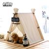 Transportín Desmontable y Lavable Perrera para Mascotas Golden Retriever Teddy VIP Perros Medianos y Pequeños Tienda para Perros Nido para Gatos Suministros para Gatos Invierno