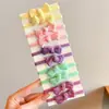 Gomas para el Cabello Dopamina de Verano para Niños, Bandas Elásticas Duraderas Lindas de Alta Elasticidad para Niñas, Cuerdas para Cola de Caballo, Gomas para Moños