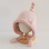 Gorro de Protección para Orejas de Niño para Otoño e Invierno, Lindo y Adorable Gorro de Lana Tejida para Bebé con Diseño de Pingüino Pequeño que Chilla, Cálido y a Prueba de Viento